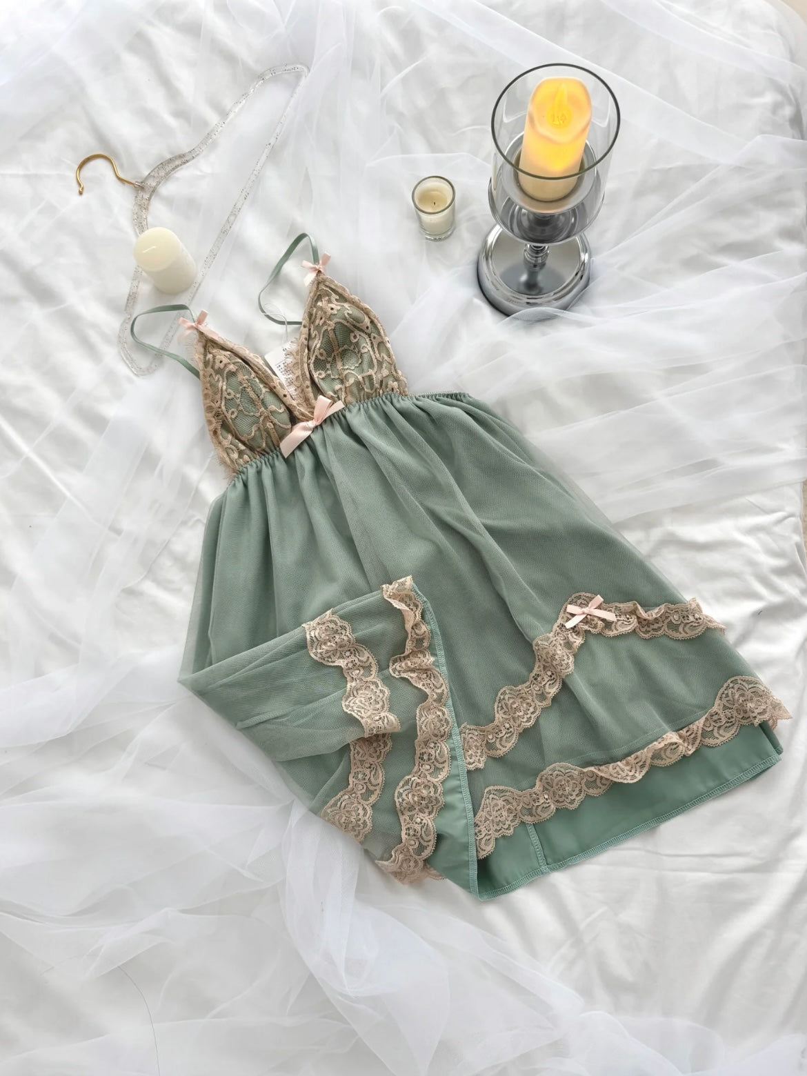 Charlotte Nightie - Green