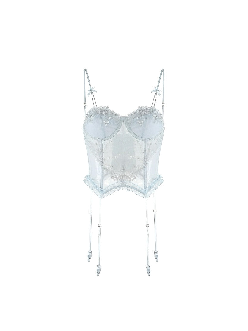 Marilyn Bustier Set - Blue