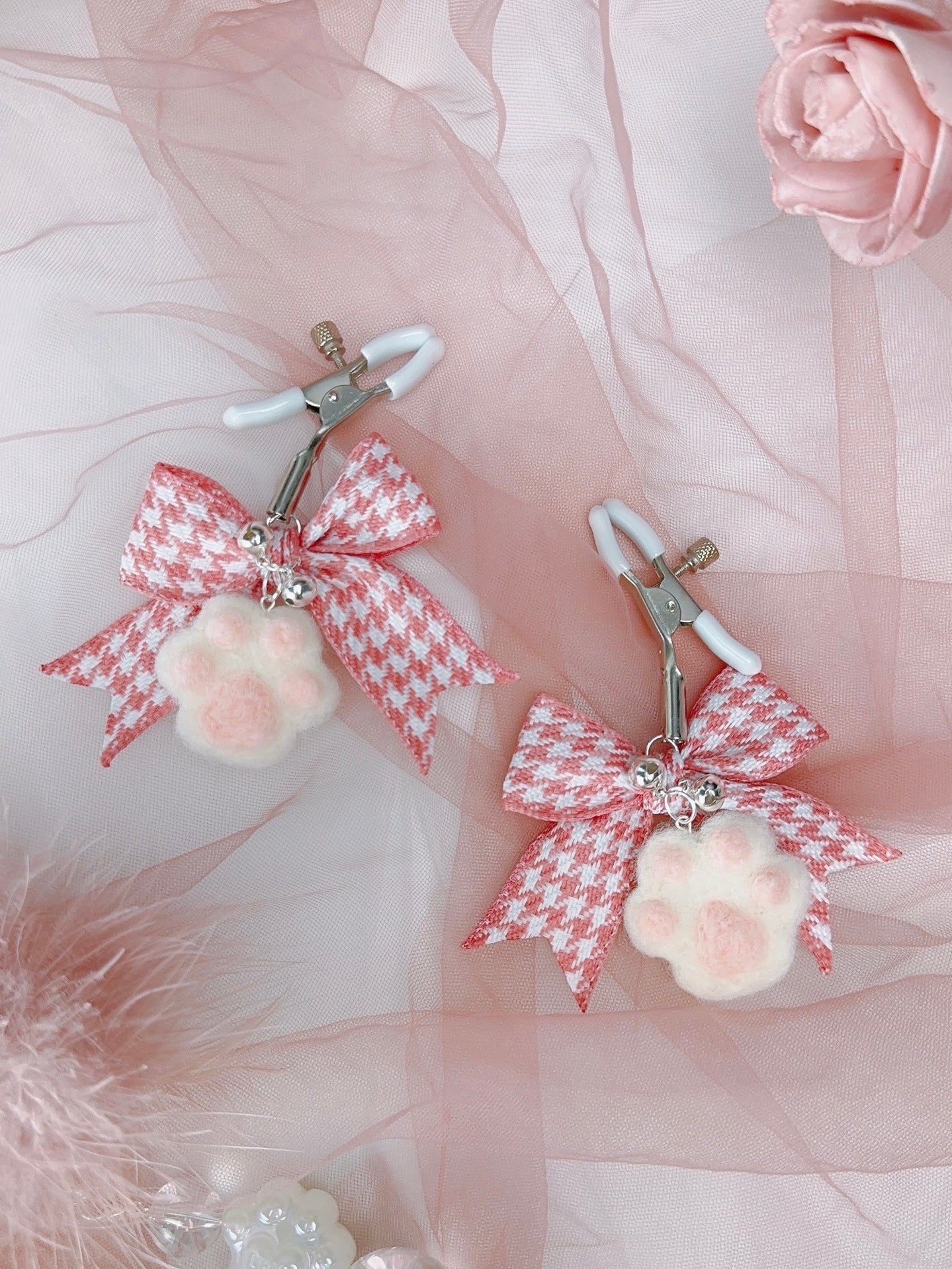 Cat Claw Nipple Clamps - Checkered
