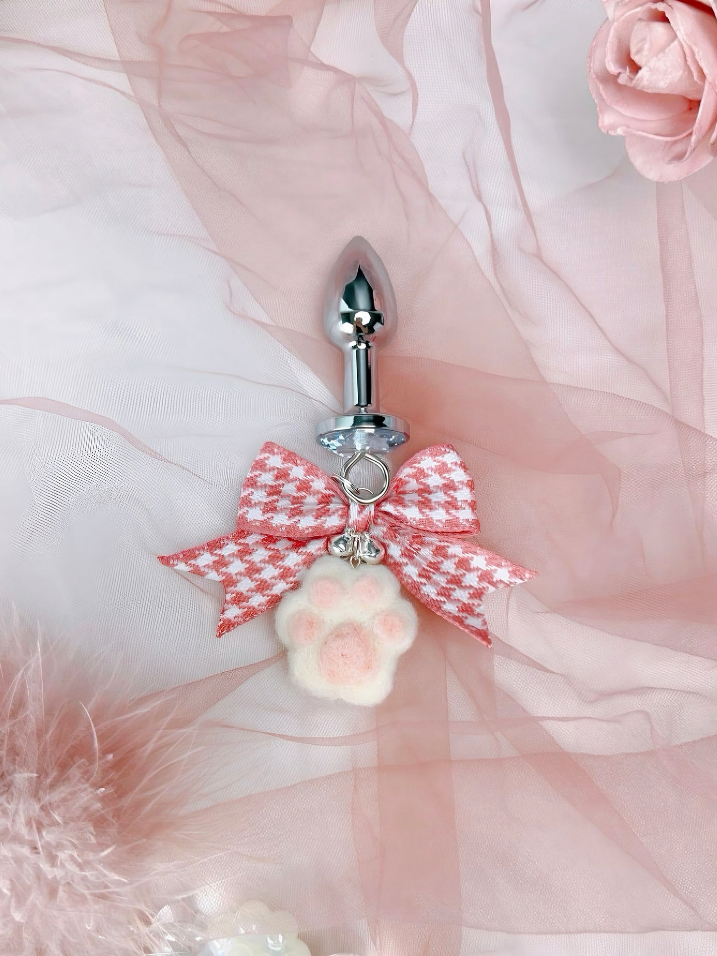 Cat Claw Butt Plug - Checkered