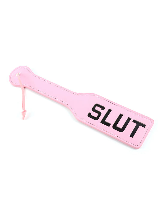 SLUT Spanking Paddle - Pink
