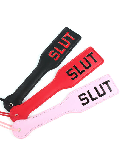 SLUT Spanking Paddle - Pink