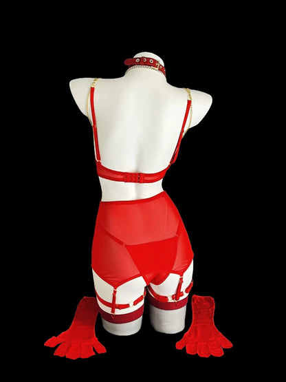 Maia Lingerie Set - Red