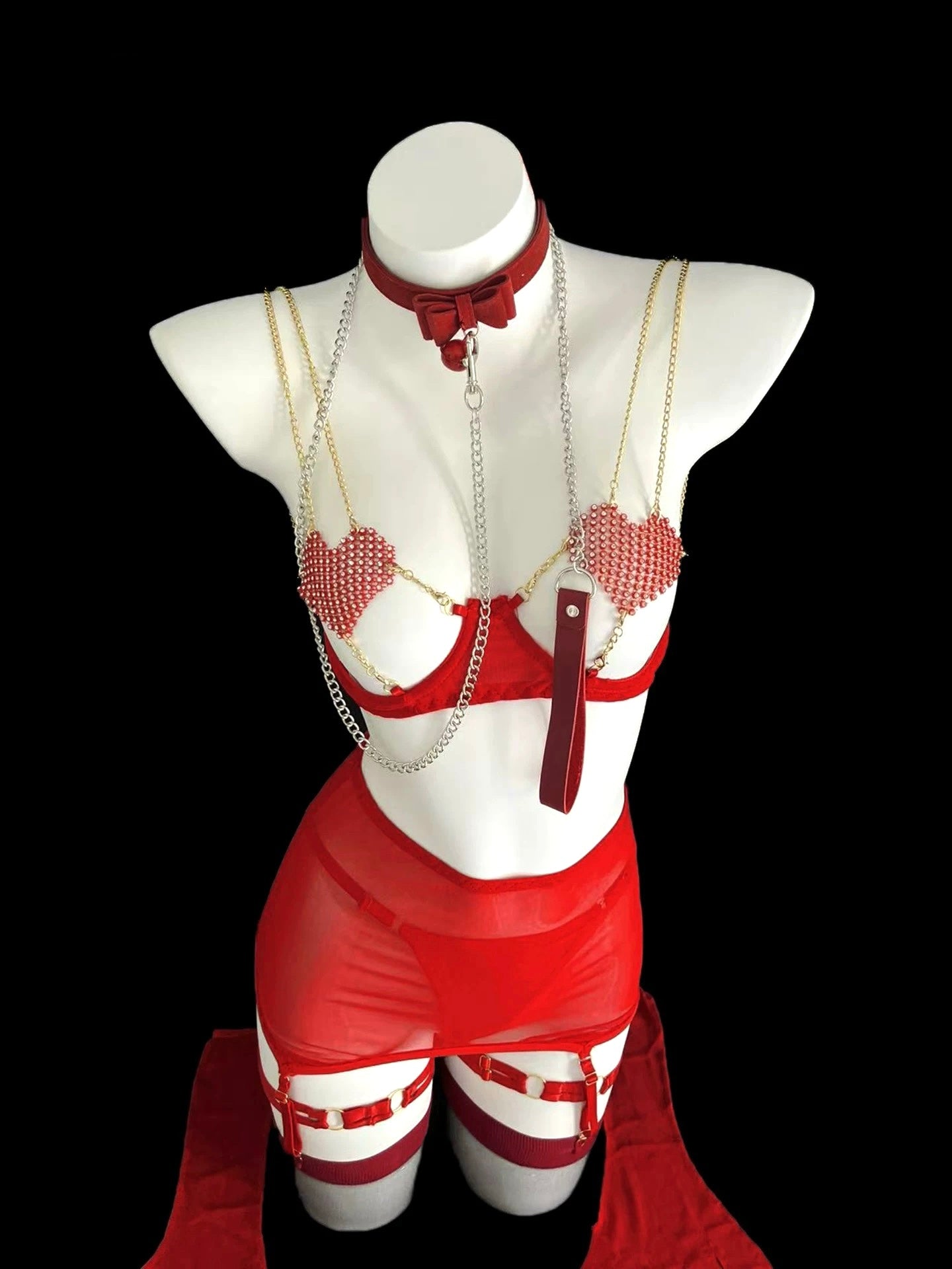 Maia Lingerie Set - Red