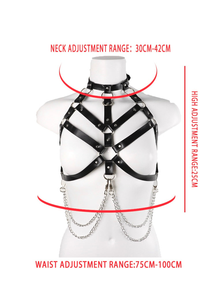 Xena Chest Harness - Black