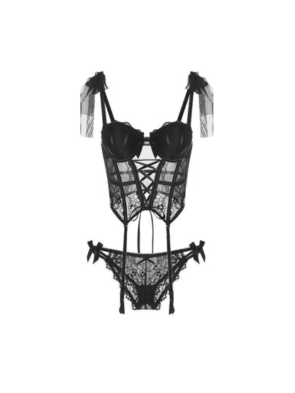 Elsa Bustier Set - Black