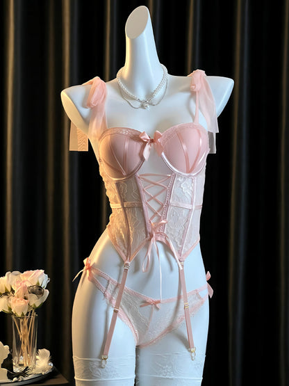 Elsa Bustier Set - Peach