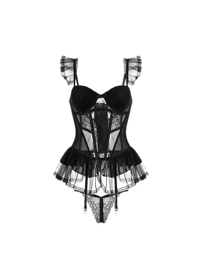 Alice Bustier Set - Black