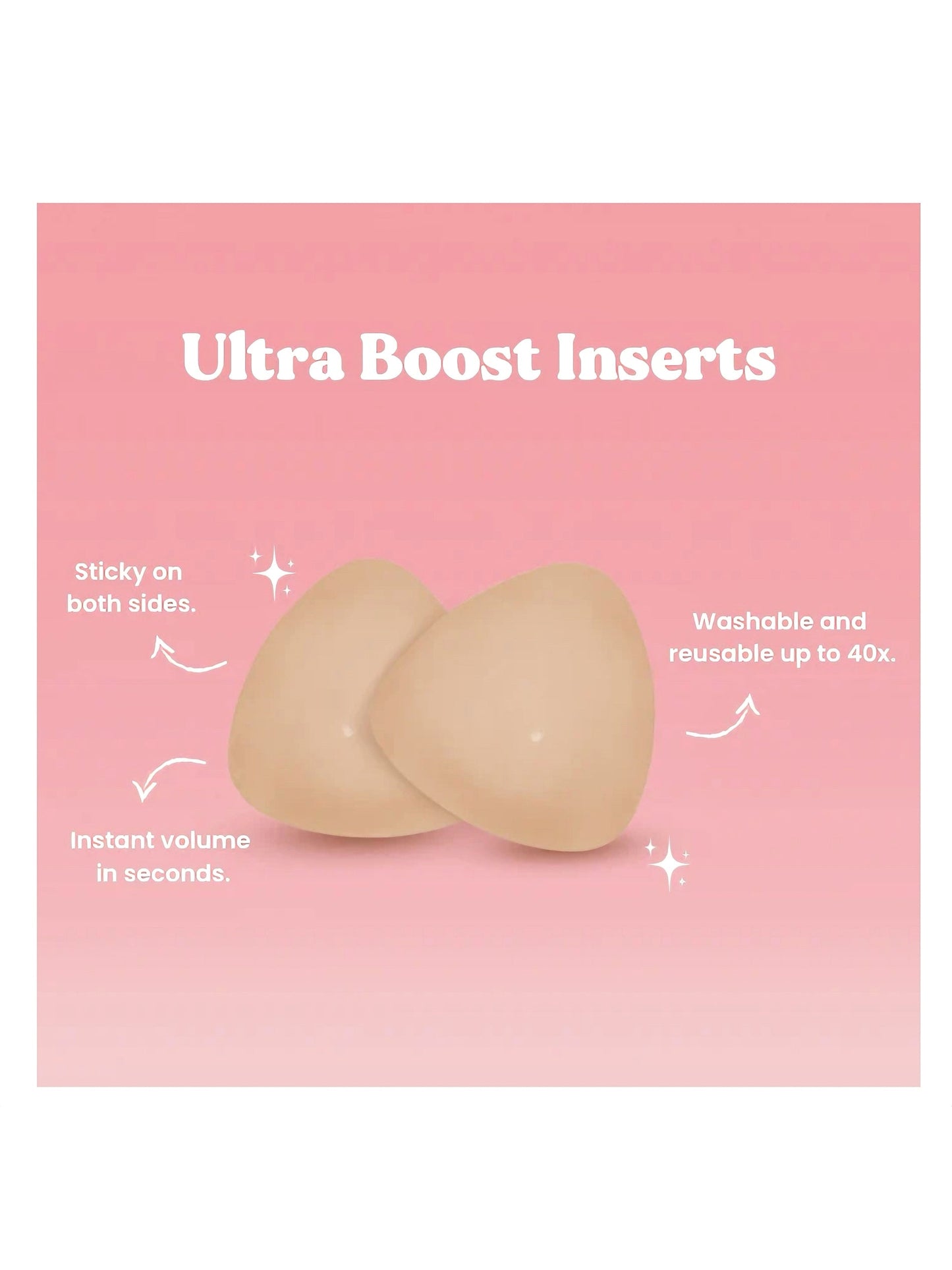 Instant Boost Sticky Inserts - Beige