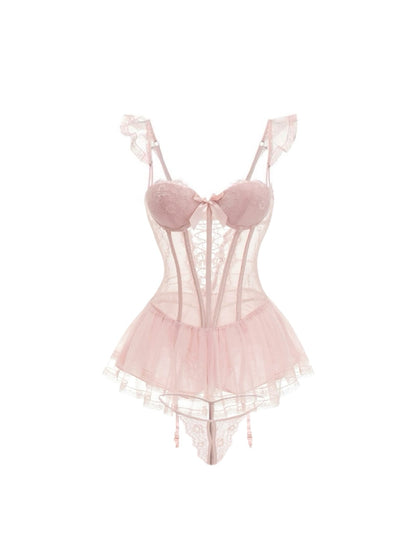 Luna Bustier Set - Pink