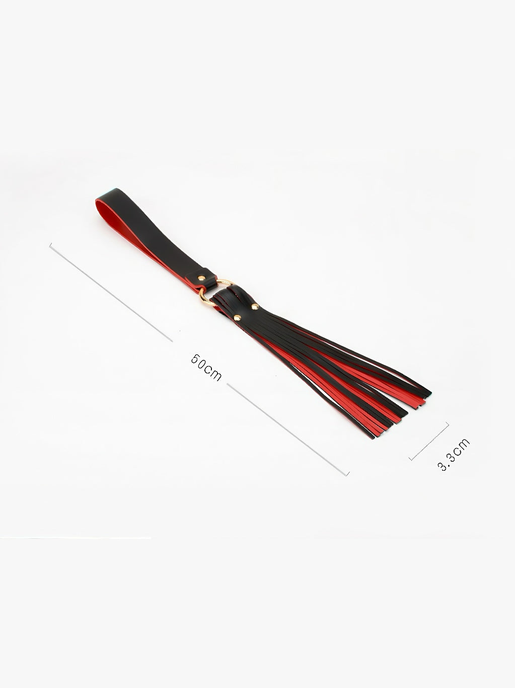 Remi Black/Red Flogger