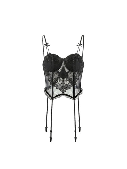 Marilyn Bustier Set - Black