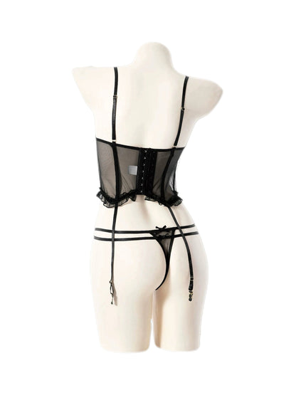 Marilyn Bustier Set - Black