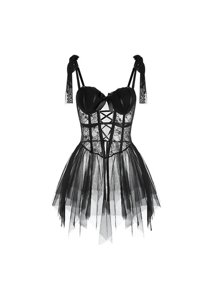 Elsa Babydoll - Black