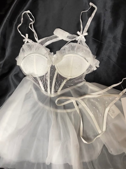 Shiloh Babydoll Set - Ivory