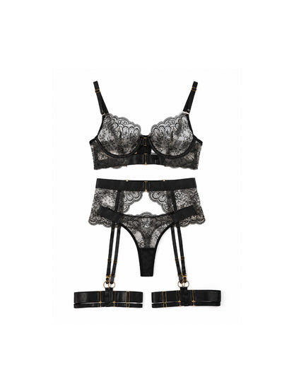 Celeste Lingerie Set - Black