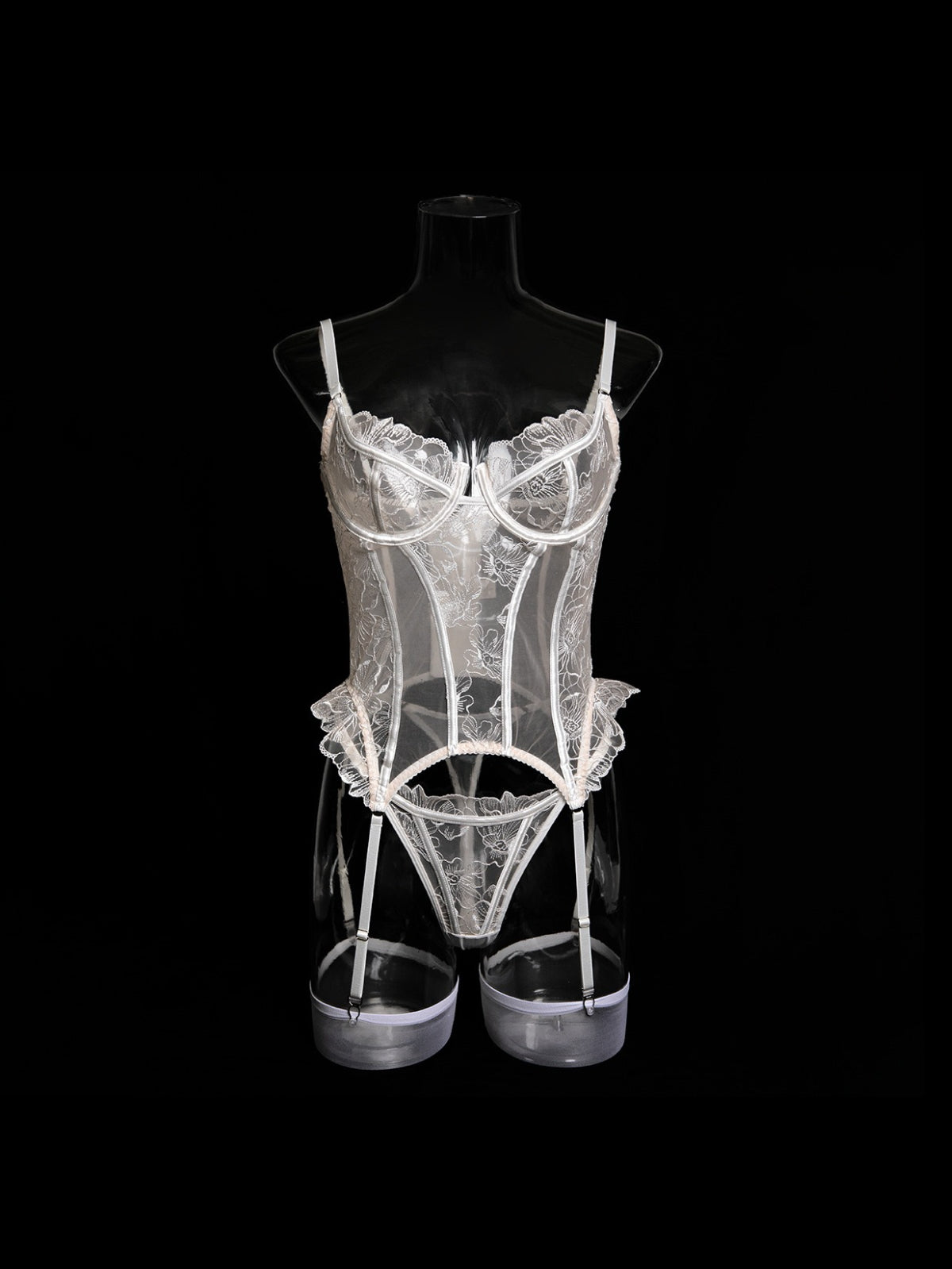 Seraphina Lingerie Set - White