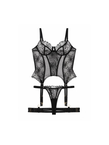 Seraphina Lingerie Set - Black