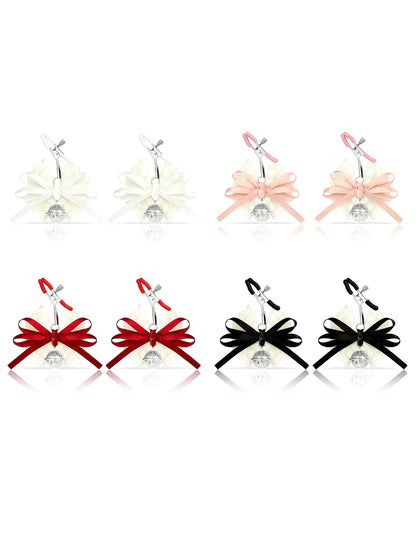 Rosalie Lace Nipple Clamps - Pink
